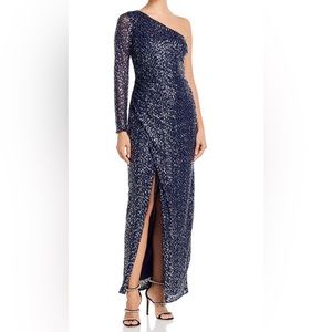 AQUA One-Shoulder Gown - 100% Exclusive